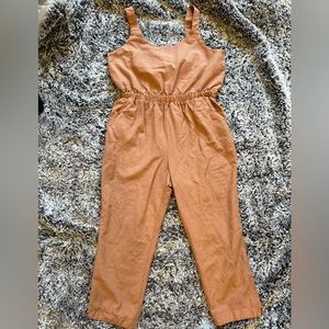 Saving Paige Jumpsuit with Tie Back. Sz L
